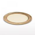 Feather Plates Gold/Oyster - Nima Oberoi Lunares 