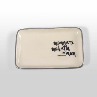 “Manners Maketh The Man” The Kingsman - Valet Tray with Quote