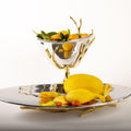 Manzanita Pedestal Platter Lg - Nima Oberoi Lunares 