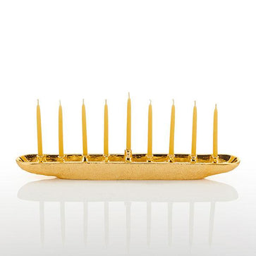 Nest Menorah Gold